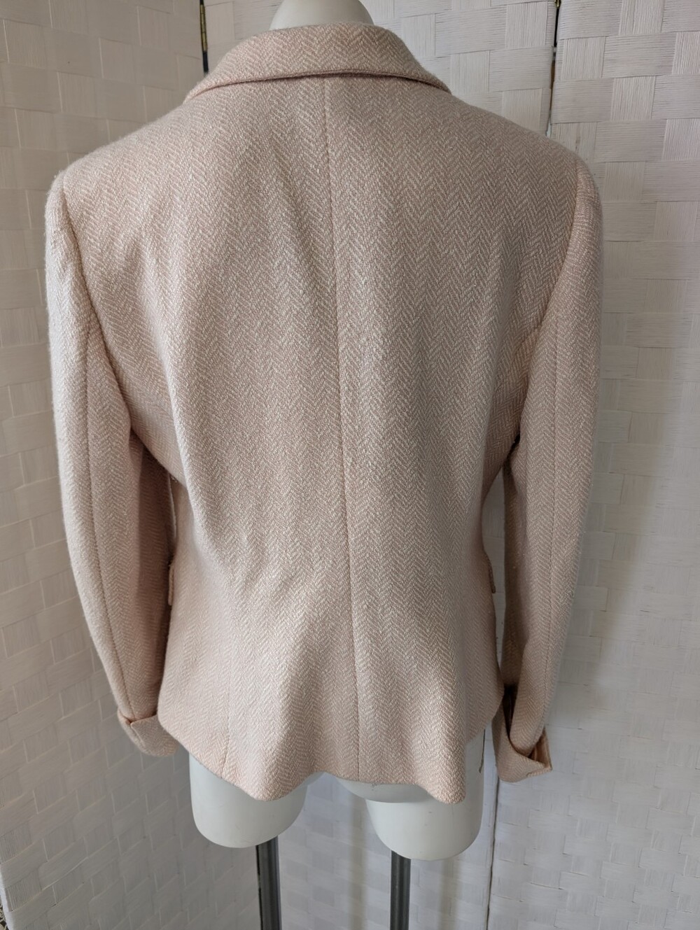 Ralph Lauren Blush Pink Tailored Blazer Jacket Size 12 - Picture 3 of 11